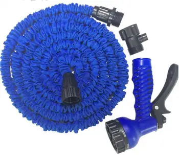 

Garden garden watering suit home magic 3 times telescopic water pipe multi-function car high-pressure car wash water gun