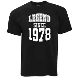 День Рождения Мужские Футболка Legend так как подарок, сделанный в футболки Повседневное брендовая одежда хлопок мужской Harajuku Топ Фитнес