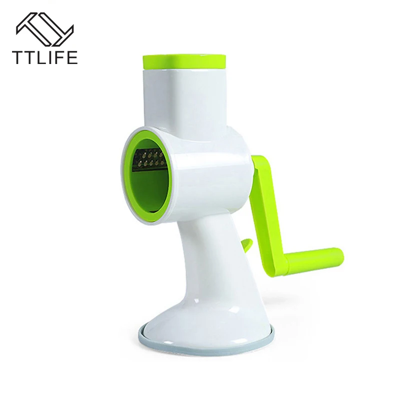  TTLIFE Stainless Steel Blade Slicer Vegetable Spiral Cutter Mandoline Chopper Cooking Tools Kitchen Spiralizer Knife 