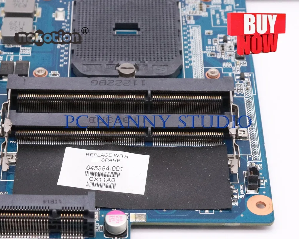 PCNANNY 645384 001 для HP DV7 6000 материнская плата DDR3 Протестирована|Материнские платы