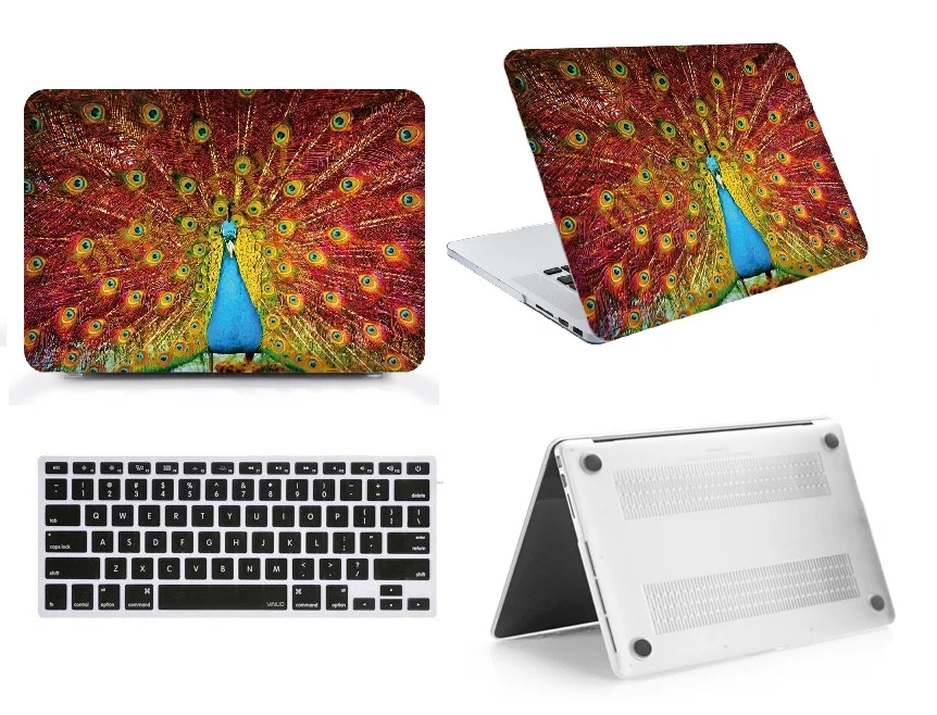 Прозрачный матовый Жесткий Чехол для Apple Macbook Air Pro Retina 11 12 13 15 сумка ноутбука Mac Book