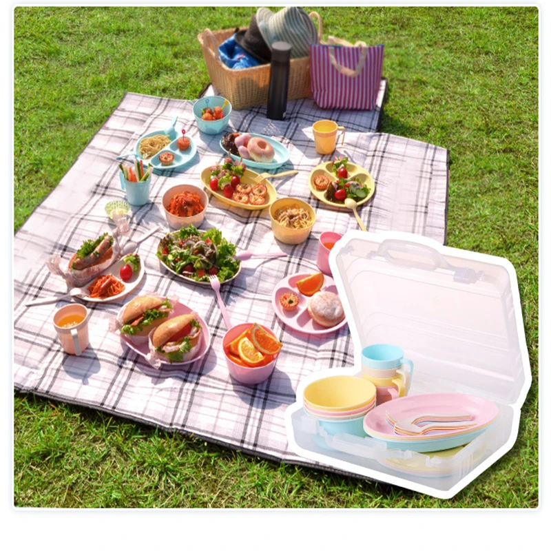 

Eco-Friendly Portable Outdoor Tableware Outdoor tableware plastic dinner plate