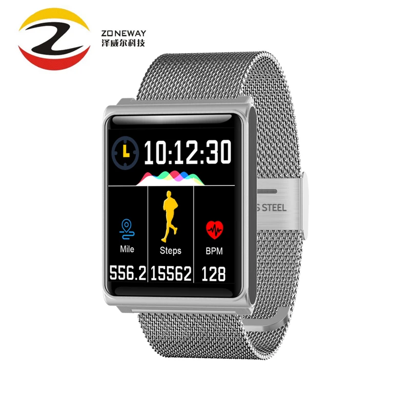 

Smart Bracelet N98 Color Full Screen Waterproof Fitness Tracker Clock Wristband Heart Rate Pressure Monitor For Xiaomi ID115