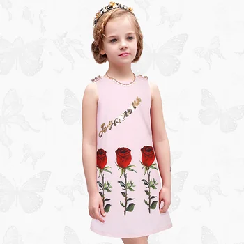 

Girls Dress with Handmade Dragonfly 2017 Brand Princess Dress Long Sleeve Robe Fille Clothes Kids Dresses 51