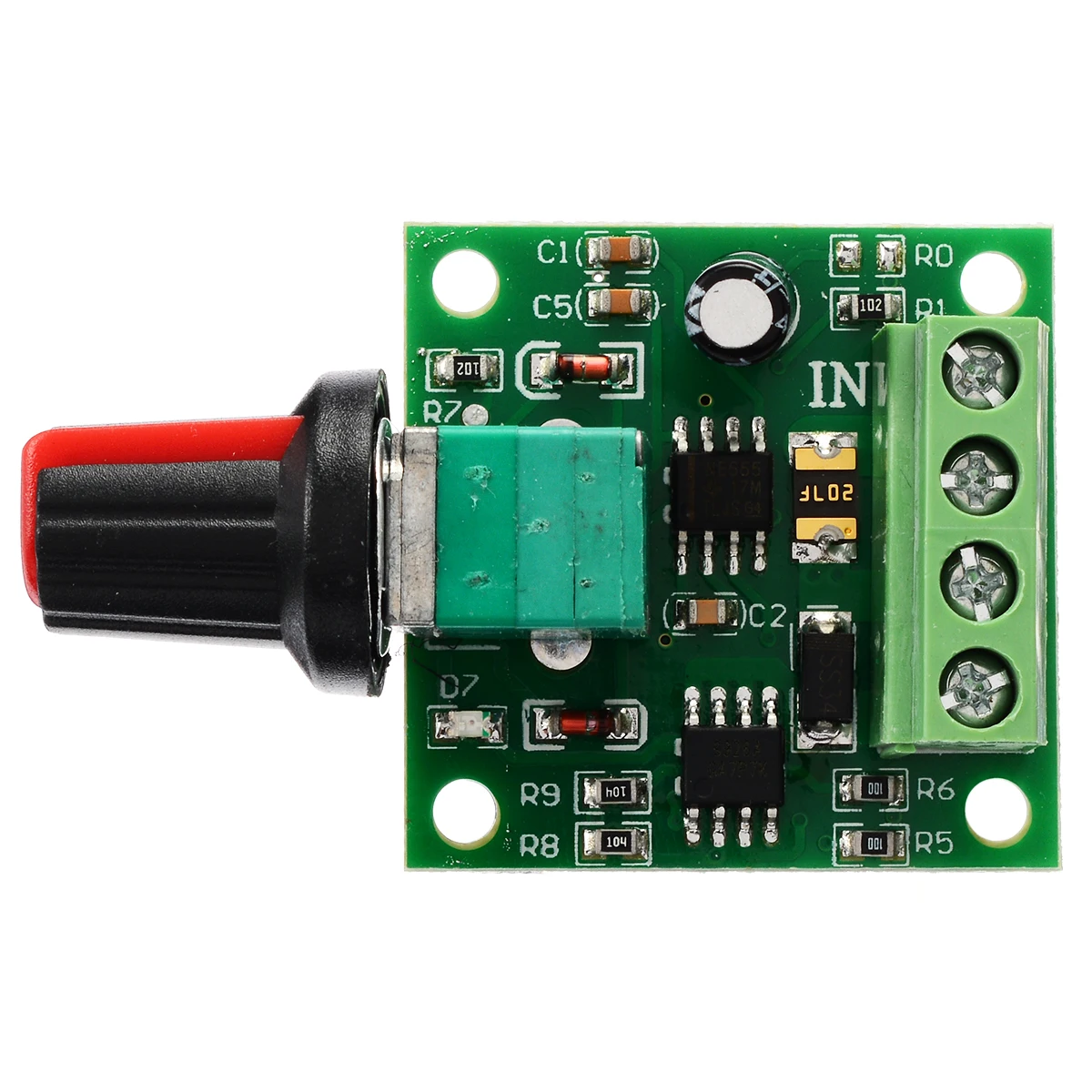 Voltage 1.8V 3V 5V 6V 12V 2A  DC Motor Speed Controller Governor PWM Adjustable Switch Motor Controller