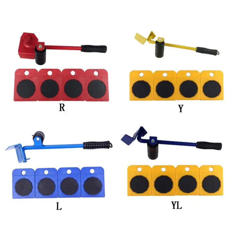 5 в 1 движется мебельный инструмент транспортный переключатель подвижное колесо слайдер для удаления ролика тяжелый
