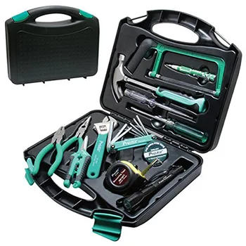 

Pro'skit PK-2028 Household Repair Hand Tool Set Electrician Pliers Driver Bit Set Wrench Tool Kit Tool Box