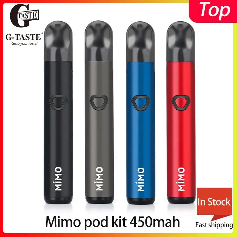 

Vape Pod G-taste Mimo pod kit 450mah & 1.3ml cartridge pod system Vape Pen electronic cigarette vs justfog q16/zero pod