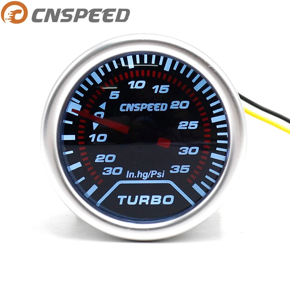 CNSPEED 2 &quot52 мм 12 В гоночный автомобиль авто турбонаддув датчик 30 дюймов. hg ~ 35PSI