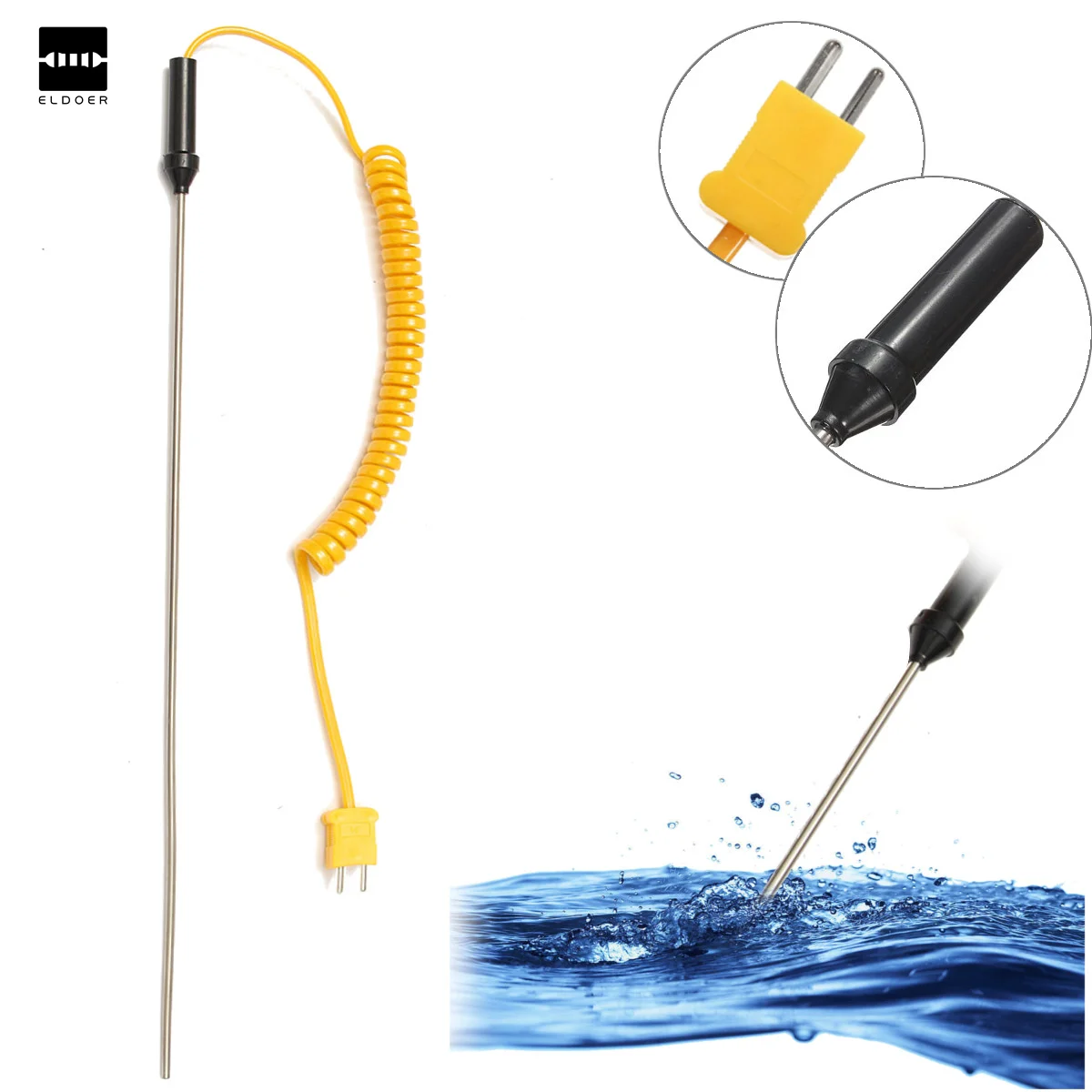 

New Arrival 1Pc 500mm K-Type Thermocouple Probe Sensor Temperature Controller With Wire Cable New Electric Unit High quality