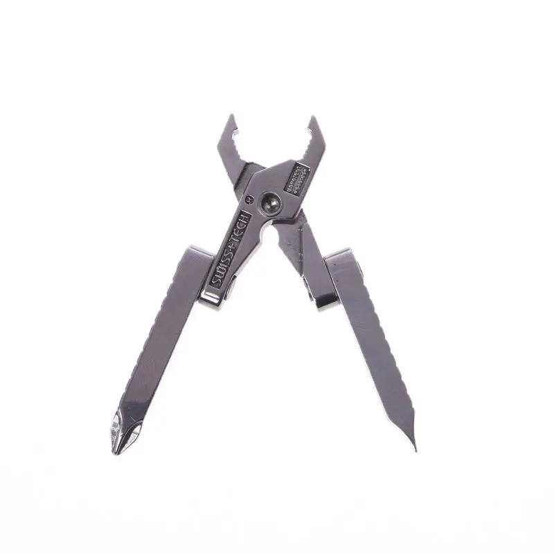 

6 in 1 Multi - function Outdoor Tool Clamp Mini - pliers Micro Multitool Keychain Portable Folding Tool EDC Equipment Pocket