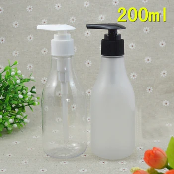 

200ml pet clear/frosted bottles,shampoo lotion pump bottle amber,plastic cosmetic packaging with dispenser,liquid soap pump