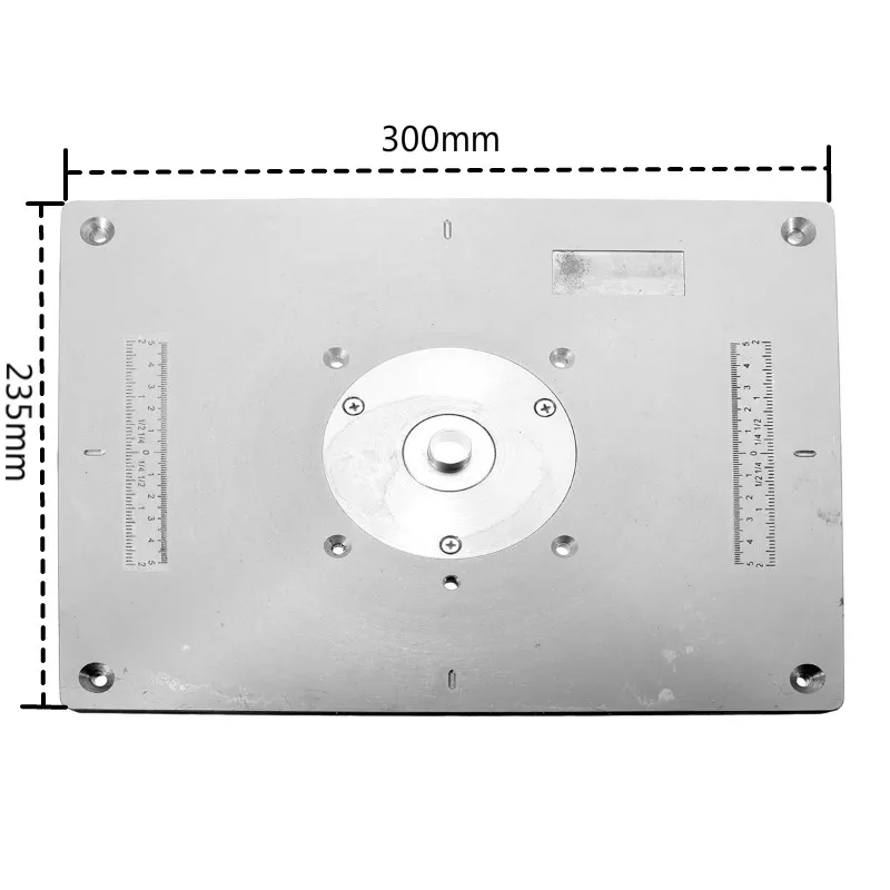 Лучшая цена алюминиевый маршрутизатор стол вставка пластина для популярных маршрутизатор триммеры модели Engrving машина DIY Деревообработка