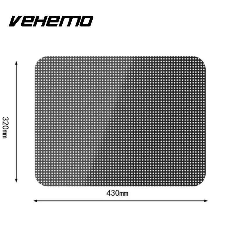 Vehemo 2 шт. Универсальный Автомобильный солнцезащитный козырек от солнца на заднее стекло авто боковой солнцезащитный козырек с защитой от УФ покрытие