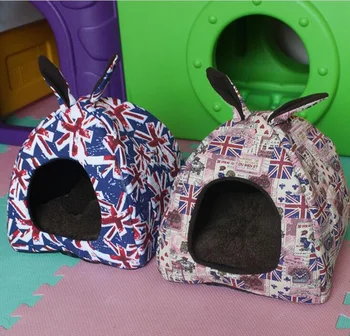 

uk flag Printing canvas cute pet dog cat bed, union jack dog sleeping lounge