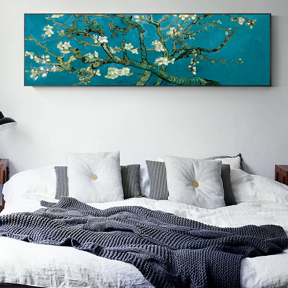Миндаль цветы картины репродукции на стене Ван Гога импрессионист стены искусства холст картины для гостиной