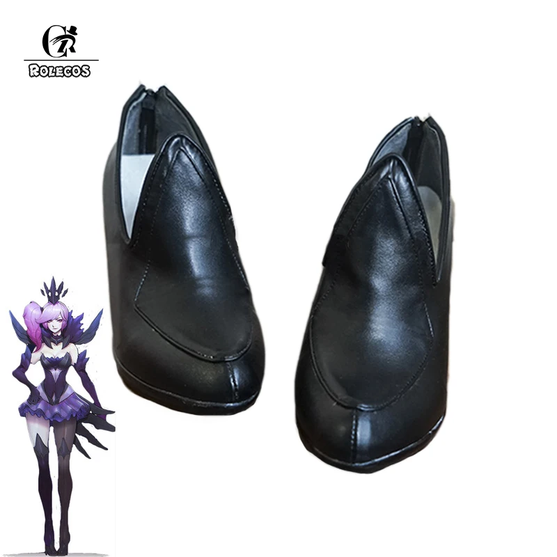 Обувь для косплея ROLECOS обувь LOL Luxanna Crownguard Syndra игры Element Lux Dark косплея|syndra cosplay|shoes