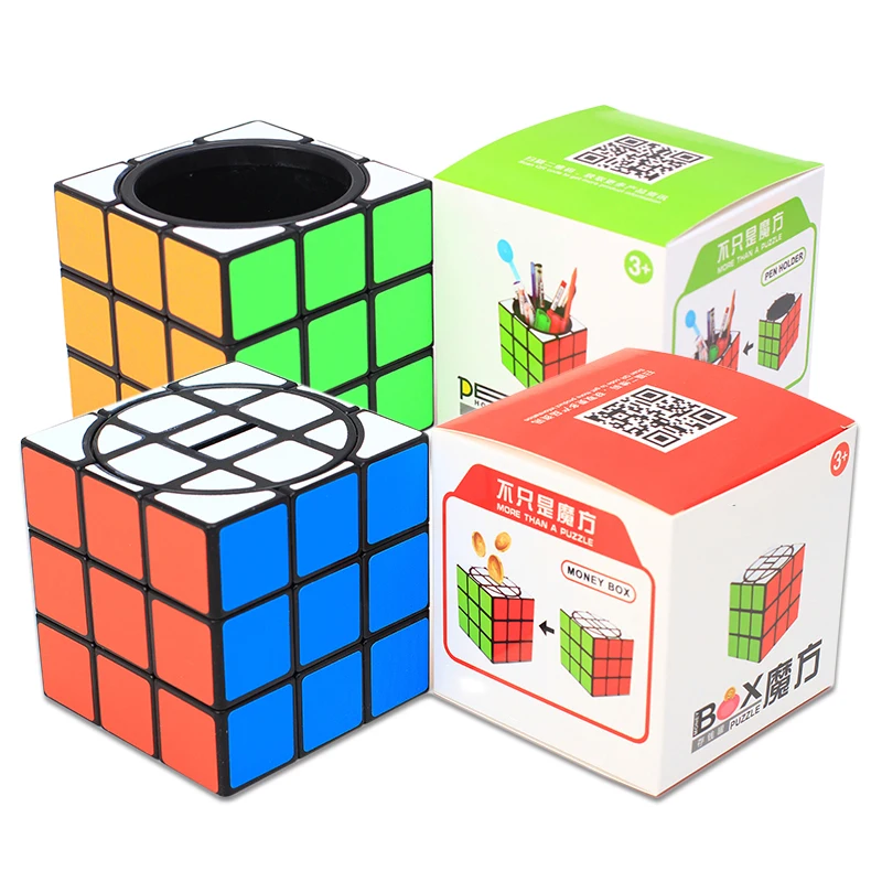 rubik's cube piggy bank