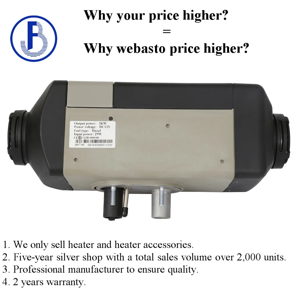 2018 Newest 2kW 12V Diesel air parking heater similar to asto ( not