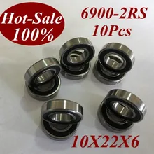 10 шт. 6900RS 6900 2RS 6900RZ 6900-2RZ 6900-2RS 10X22X6 мм миниатюрный шарикоподшипник s высокоскоростной миниатюрный микро шарикоподшипник