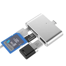 EtopLink USB-C 4-in-1 USB C Hub with Type-C 2 Slot TF SD Card Usb 3.0 Hub OTG Card Reader USB 3.0 HUB for MacBook Pro Type C Hub