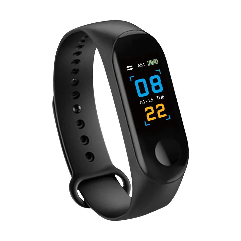 

M3 IPS Color Screen Smart Watch Sport Fitness Bracelet IP68 Waterproof Blood Pressure Oxygen Activity Tracker For Men Women