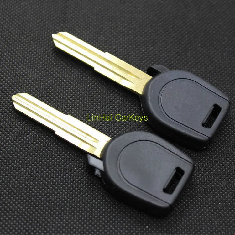 

PINECONE Car Key for MITSUBISHI Emergency Key Left Groove Transponder Chip Key Uncut Blade Blank Key Shell Cover 1 PC