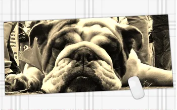 

900*400mm Large Size Lovely Dog Pattern Gaming Mouse Pad Non-slip Rubber Large Desk Pad Table Mat Extended Mouse Desktop Mat