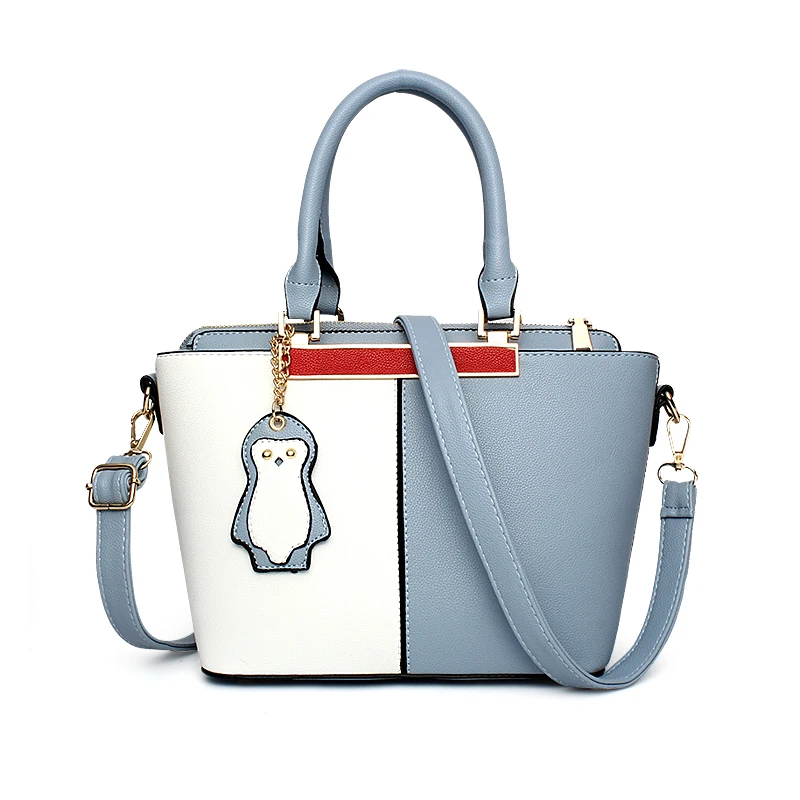 

New Arrival Cute Penguin Pendant Handbag Women Small Fashion Shoulder Bag Candy Color Girls Messenger Crossbody Bag Lovely Bag