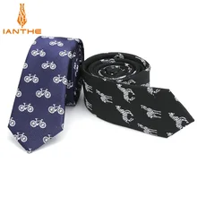 Роскошный мужской велосипед тканые узоры галстуки для мужчин тонкие галстуки полиэстер жаккард узкий галстук свадьба Ascot деревянный галстук-бабочка