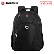Morral de la Computadora Swissgear Swisswin bolsa de Ordenador Portátil Masculina Mochila Bolso de Las Mujeres Negro Impermeable Escuela Mochila Para Niños Mochila Hombres