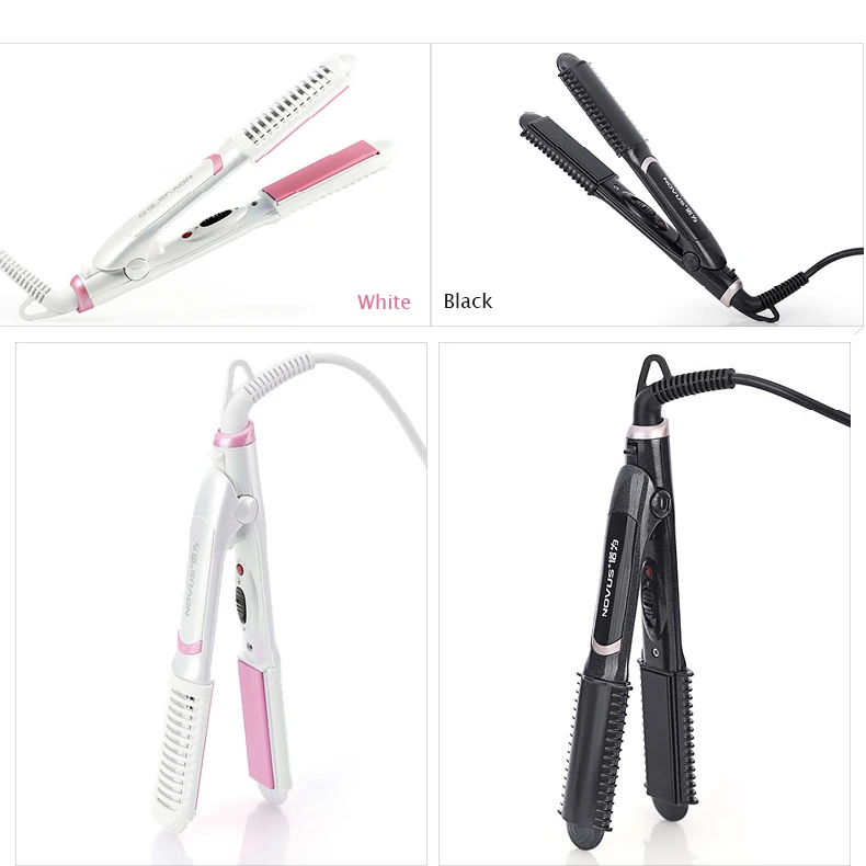 Curl for Ceramic Flat Styling With States Chapinha Straightening 220V Brush Free Straight Plug Hair & Women United USD Adapter Deniz NOVUS Dollar Princess Tools shipping Irons Nazan 7 Curl for Ceramic Flat 7