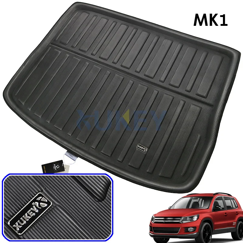 Подходящий для Volkswagen Tiguan 2007 2016 коврик багажника задний защита пола 2008 2009 2010 2011 2012