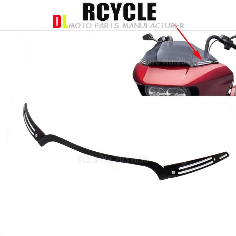 Motorcycle Windshield Trim For Harley Road Glide Custom FLTRX Special