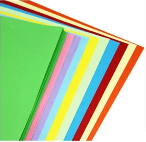 100 Sheets A4 Color Copy Paper 80g Multi-colour Uncoated Paper 12 Colors  Handmade Paper Origami Printing Paper - Copy & Multipurpose Paper -  AliExpress