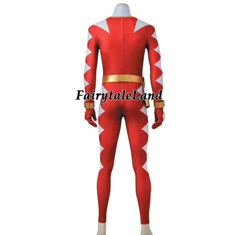 Tyranno power Red Dino Ranger, карнавальный костюм, карнавальные костюмы на Хэллоуин, красный комбинезон, костюм для косплея