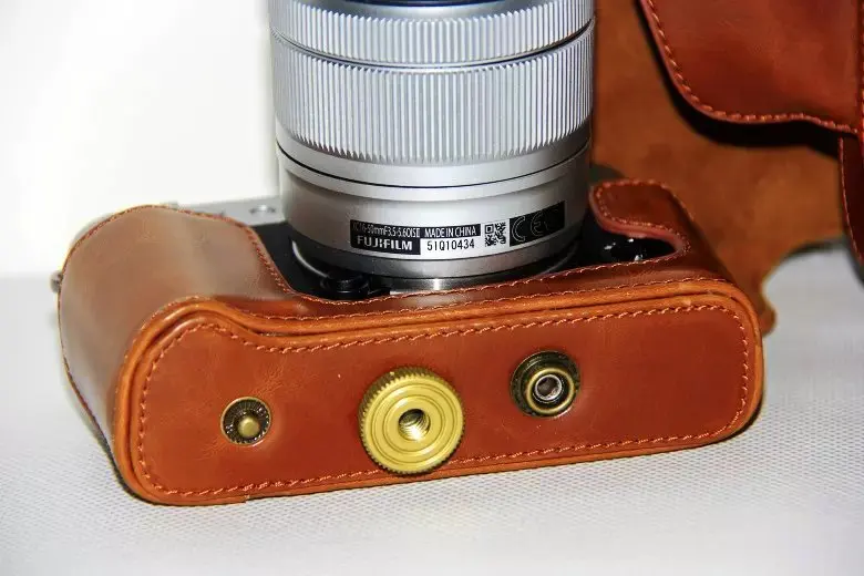 Чехол из искусственной кожи для камеры FujiFilm Fuji XT20 XT-20 X10 XT10 16-50 мм объектив сумка для камеры комплект с ремешком черный коричневый кофейный