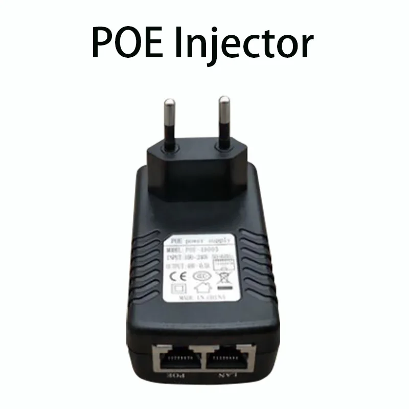 PoE инжектор EURO-STANDARD POE источник питания DC48V0.5A Ethernet адаптер питания для ip-камеры CCTV части CCTV активная CCTV ip-камера