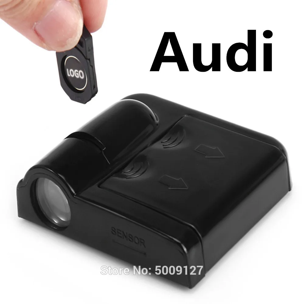 

2Pcs Wireless Car Door LED Welcome Light Laser Projector Light Logo Ghost Shadow Light for Audi A4L A3 Q3 Q5 A1 A2 A3 S6 S7 S8