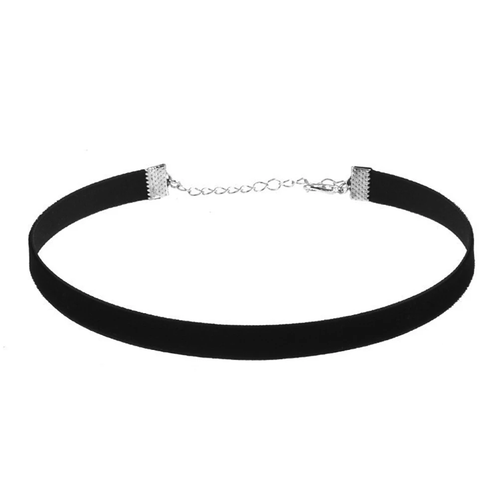 

Vintage Fashion Black Velvet Choker Collier Necklace For Girl Women