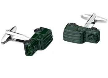

5pairs/lot Green Enamel 3D SUV Car Cufflinks Vintage Style Cuff Links Cuff Button Men's Jewelry Accessory Fashion Jewelry