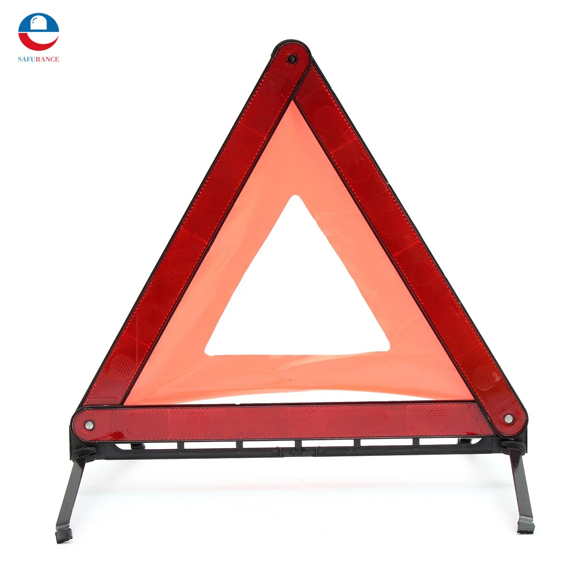 

Reflective Traffic Warning Sign Car Triangle Foldable Standing Tripod Emergency