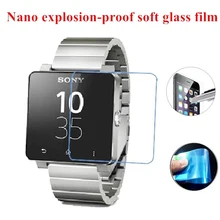 Für Sony SW2 SW3 Smartwatch Super Dünne Hart Gehärtetem Glas Schirmschutz Sicherheit Schutz 9 H Glas Film