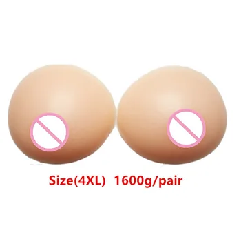 

Silicone Breast Forms Fake Boobs Enhancer Transgender Transsexual 1600g Cup EE