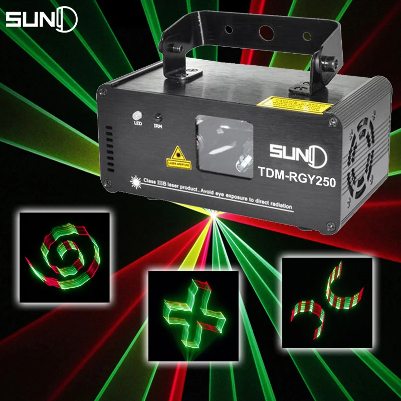 

LED Laser Stage Lighting Effect DMX Stage Light Show Projetor dj Equipment RGY Disco Light Effect  Luz Discoteca Party Lights