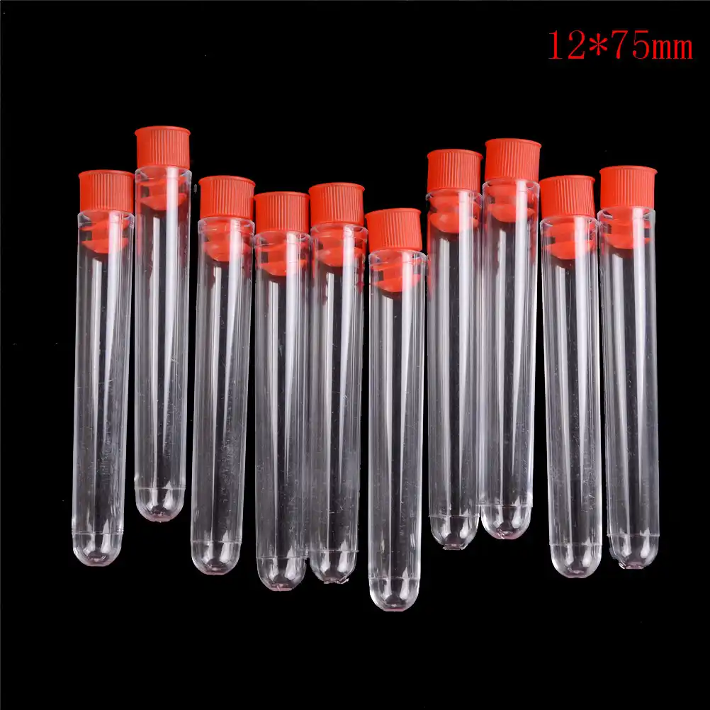 10pcs/lot Transparent Pyrex Glass Blowing Tubes 100mm Long Thick Wall