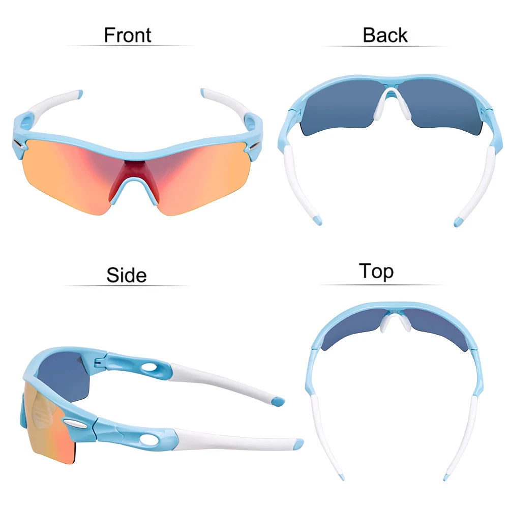 GEORGEM мужские солнцезащитные очки для велоспорта поляризационные очки для горного велосипеда, велосипедные очки для улицы, очки Gafas Bicicleta Polarizadas, 1 комплект, 5 линз