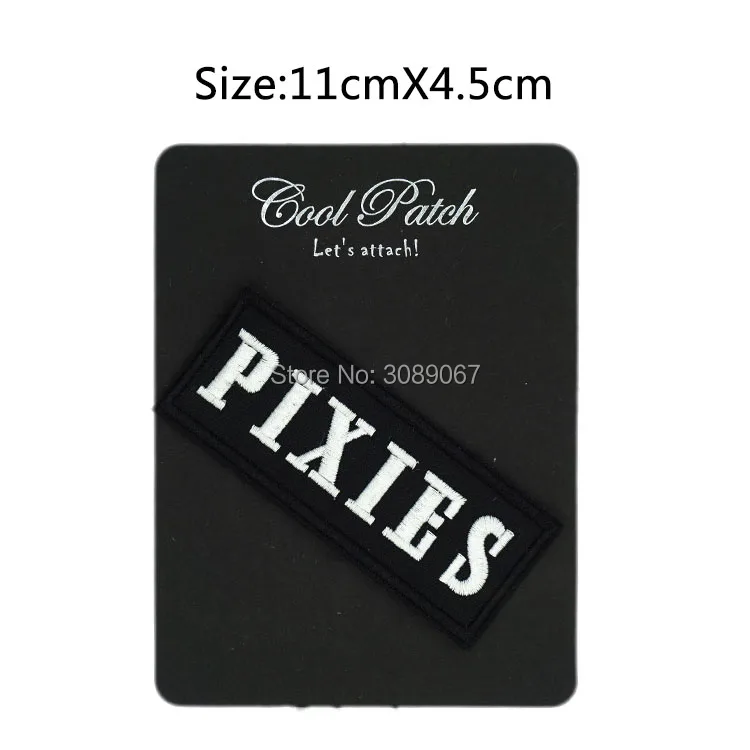 Металлическая наклейка PIXIES для музыкальной группы нашивка одежды футболки