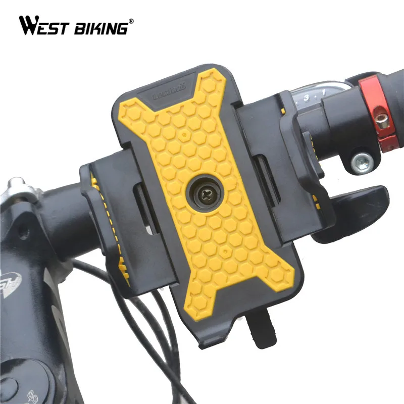 

WEST BIKING Bike Navigation Phone Holder 360 Degree Rotation Holder Clip With Stand Bracket Bicycle Cycling Bicycle Phone Holder