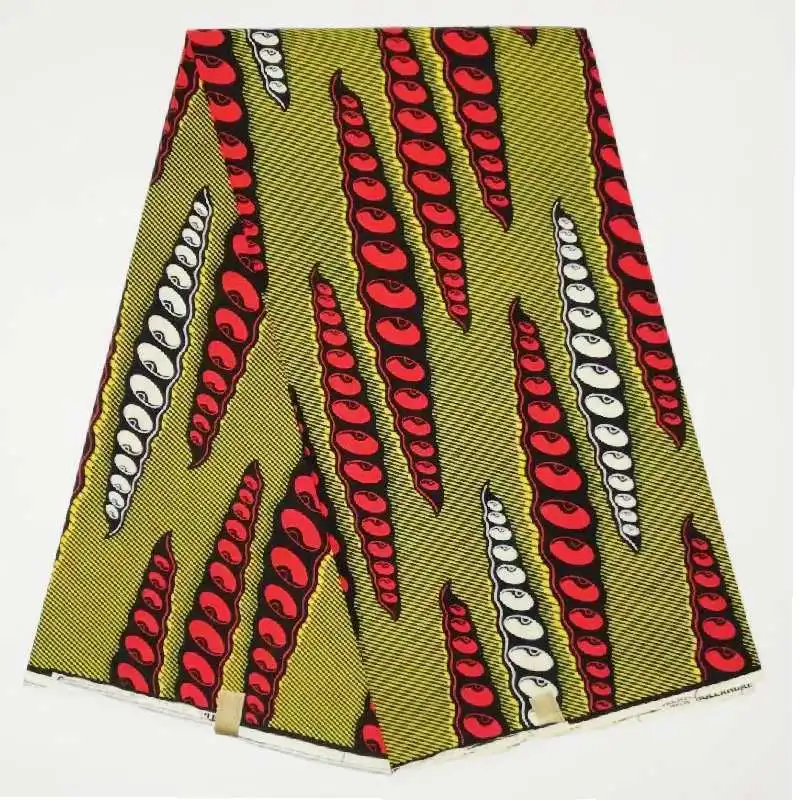 Электрический вентилятор африканская вощеная ткань принтом высокого качества африканская Нигерия Анкара настоящий голландский воск швейная ткань - Цвет: as picture